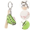 thumbnail image 2 of Miangastore Cute Bat Keychain Baseball Keychain Bulk Backpack Creative Baseball Keychain Baseball Sports Key Rings Keychain Accessories for Women, 2 of 9