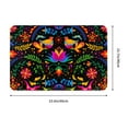thumbnail image 3 of KLL Mexican Flower Traditional1 Print Front Door Mat Indoor Outdoor Entrance, Non-Slip Mat All-Weather Doormat Indoor Outdoor Rug Patio Porch Entryway Mat, 23.6''x15.7'', 3 of 7