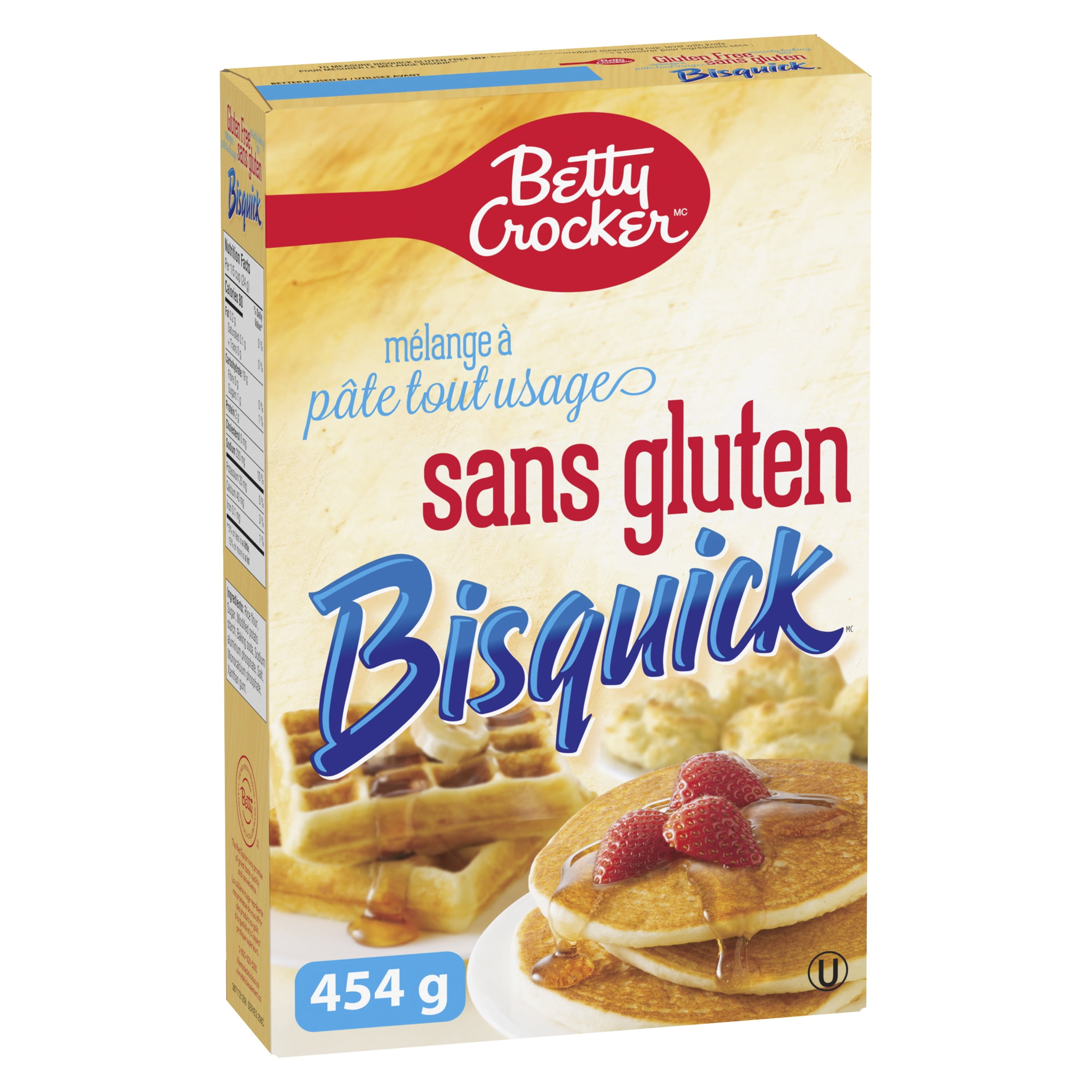Betty Crocker Bisquick Gluten Free Variety Baking Mix, for Pancakes, Waffles, Biscuits and more, 454 g