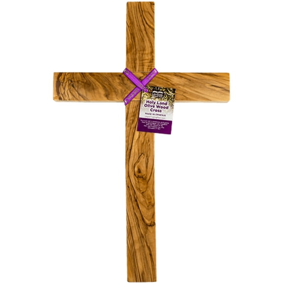 18" Olive Wood Wall Cross