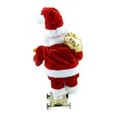 thumbnail image 2 of Vacemry Under $5 Electric Santa Claus Toy, Music Skateboard Series Animated Figure, Battery Powered Christmas Decoration for Kids, Animated Holiday Display, 2 of 8
