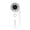 White, variant on High Speed Handheld Mini Fan USB Rechargeable Portable Fan with 100 Speed Levels, Digital Display, Quiet Operation, Long-Lasting Battery, Compact Travel-Friendly Design