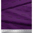 thumbnail image 2 of Soimoi Cotton Duck Fabric Square & Spiral Geometric Printed Fabric 1 Yard 42 Inch Wide, 2 of 3