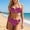 Hot Pink, variant on HAIJIE Women's Bikini Set Push Up Swimsuit Sheer Mesh Swimsuit Dress Womens 2 Piece Swimsuits for Wife Girlfriend Bikini Sleeveless Cover Up Dresses (Purple,XXL)