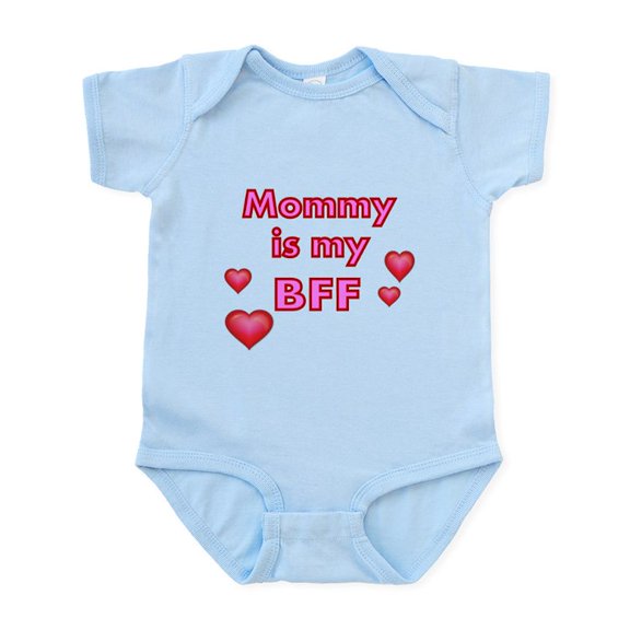 CafePress - Mommy Is My Bff Body Suit - Baby Light Bodysuit, Size Newborn - 24 Months