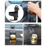 Bottone Cup Holder, BlackCar Cup Holder Side Window Backseat Hangings Water Cup Drink Bottle Organizers Stand