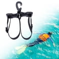 thumbnail image 1 of Correa para s de buceo, accesorios de buceo, s de natación, hebillas, hebillas de liberación rápida Negro, 1 of 8