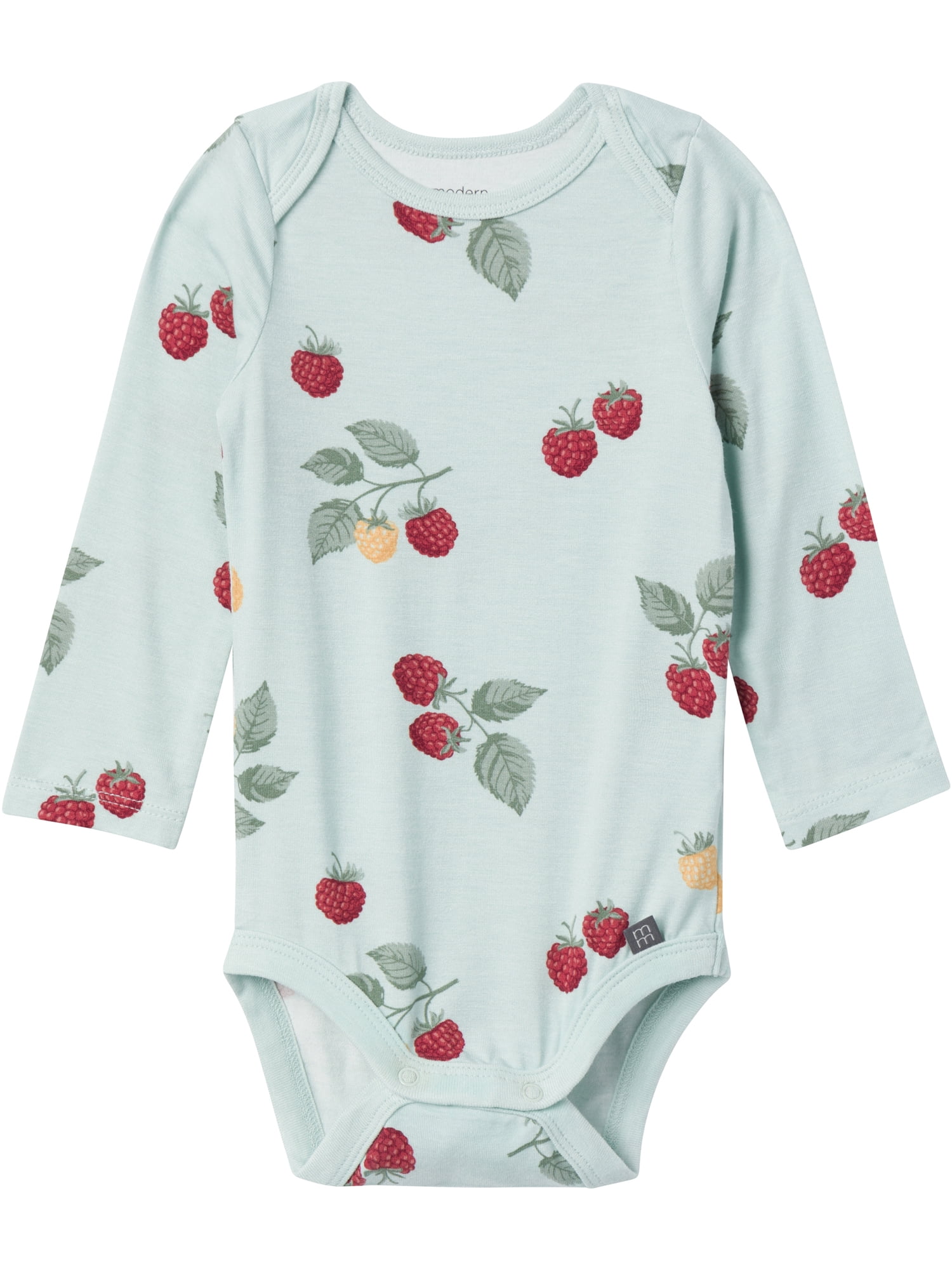 Modern Moments by Gerber Gender Neutral Super Soft Viscose Long Sleeve Bodysuits, 2-Pack, Sizes Newborn - 12 Months