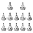 thumbnail image 4 of Kit de tornillos para prensatelas, cabeza grande, tuerca de rejilla de acero, práctico repuesto de apriete manual Longitud de rosca 7 mm, 4 of 9