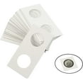 thumbnail image 2 of 100 Pieces Cardboard Coin Holder Flip Mega Assortment, 2 X 2 Inch for Coin Collection,Paper Coin Holders (40mm-100pcs), 2 of 5