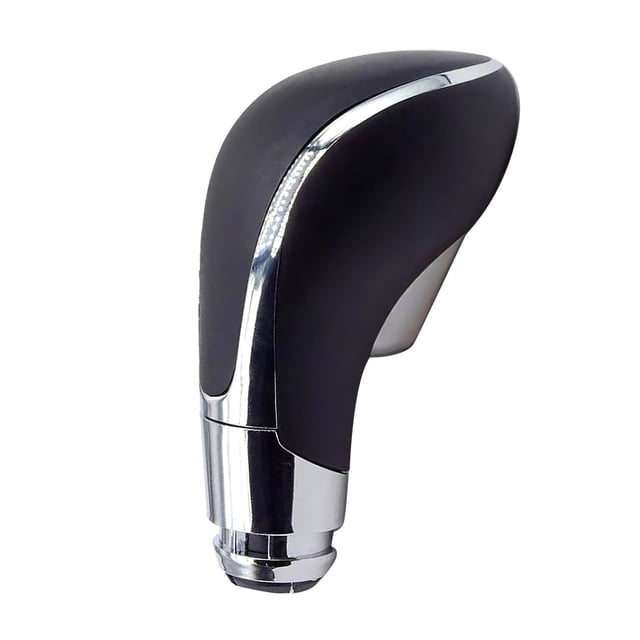 Black and Silver Transmission Gear Shift Knob Easy to Use Distinctive Appearance Car Interior Accessory