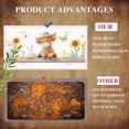 thumbnail image 5 of License Plate,Cow with Hat and Bunny on Easter Shelf Decorative Front,Personalized Stainless Steel License Plate Cover For Men Women,12.2" X 6.2", 5 of 7
