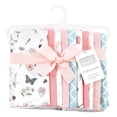 thumbnail image 2 of Hudson Baby Infant Girl Cotton Flannel Burp Cloths, Hummingbird Garden 10 Pack, One Size, 2 of 7