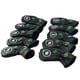 thumbnail image 2 of Juego de 10 para la cabeza de hierro de golf Juego de para todas las marcas - Cuero de PU de alto rendimiento - Negro Macarena Cubierta de la cabeza del club de golf, 2 of 7