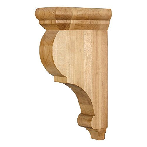 Traditional Smooth Bar Bracket Corbel (White Birch) CORG-WB