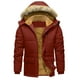thumbnail image 1 of Kalauyu Mens Jackets with Hoode Parka Fleece Liner Coats Windproof Winter Raincoat Multi Pockets, 1 of 8