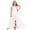 White, variant on QHFBli Girls Spring Formal Evening Gown Elegant Long Prom Dress Wedding Guest Party Bridesmaid Maxi Dress Blue 9-10 Years