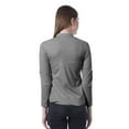 thumbnail image 4 of Moomaya Womens Mandarian Band Collar Full Sleeves Top Summer Fit Casual Tee Tops, 4 of 7