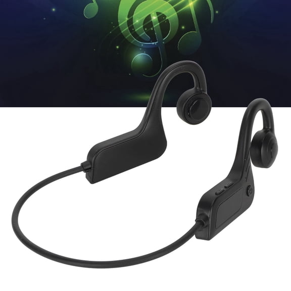 Auriculares Con Sonido óseo, Auriculares Abiertos Diseño Ergonómico Cancelación De Ruido Impermeable Multifunción Con Pantalla LED De Alimentación Para Caminar Para Deportes