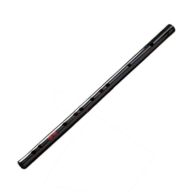 Flauta de bambú, instrumento musical portátil, clásico, vintage, fácil de aprender, con bolsa. tecla mi