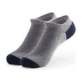 thumbnail image 2 of LNGOOR Chaussettes Courtes Fines d'Été pour Hommes en Coton Chaussettes Peu Profondes en Coton, 2 of 3