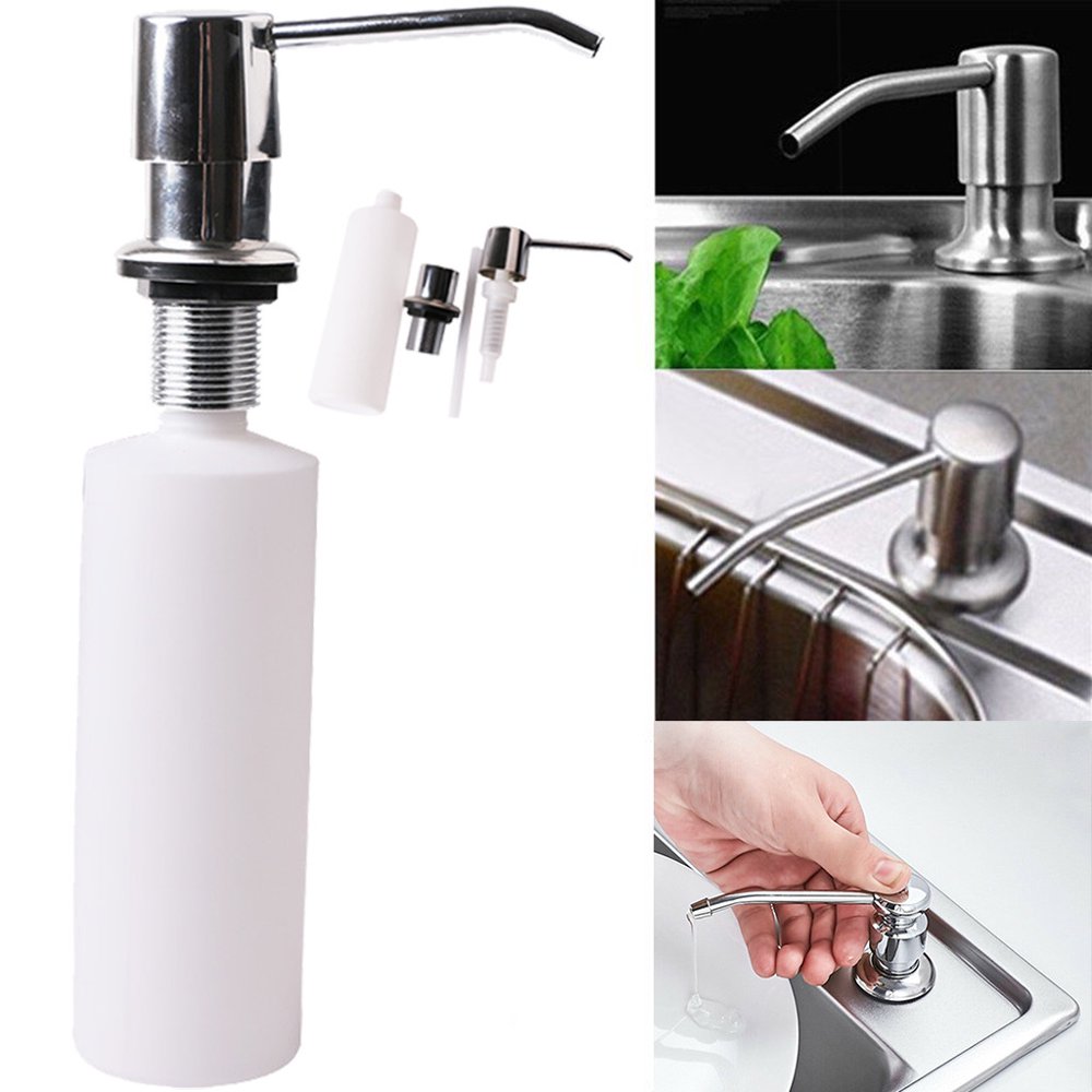 300ML Countertop Liquid Hand Pump Replacement Kitchen Sink Soap