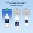 thumbnail image 4 of GLACIER FRESH LT1000PC Replacement Water Filter, Compatible with LT1000PC/PCS, LT1000PC, LT-1000PC, MDJ64844601, ADQ747935 ADQ74793504 Water Filter, 3 Pack, 4 of 9