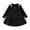 Black, variant on Sngxgn Girl's Puff Long Sleeve High Waist A Line Short Dress(Black,8)