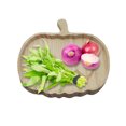 thumbnail image 3 of Txlixc Bandeja de madera de Halloween, calabaza / plato de cena fantasma Txlixc moda, 3 of 9