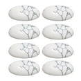 thumbnail image 2 of 20PCS Natural Oval Flat Back Gemstone Cabochons 18x13mm White Turquoise Healing for Jewelry Craft Bead Making, 2 of 8