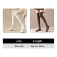 thumbnail image 4 of Thigh High Stockings Women Over The Knee Female Long Socks Thermal Warm Lot E2, 4 of 8