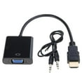 thumbnail image 4 of HDMI To VGA Converter Adapter, Male To Female Connection For PC Laptop PS3 Xbox 360 Monitor Projector, Supports 4K 1080P, 4 of 11