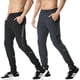 thumbnail image 2 of Pantalones para correr para hombre, pantalones deportivos reflectantes con cremallera para fútbol, pantalones deportivos de entrenamiento, pantalones deportivos para correr, pantalones de gimnasio, 2 of 5
