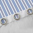 thumbnail image 4 of Manfei Classic Stripe Blackout Curtains,Modern Geometric Curtains Pack of 2 (42x84 Each), Light Blue White, 4 of 6