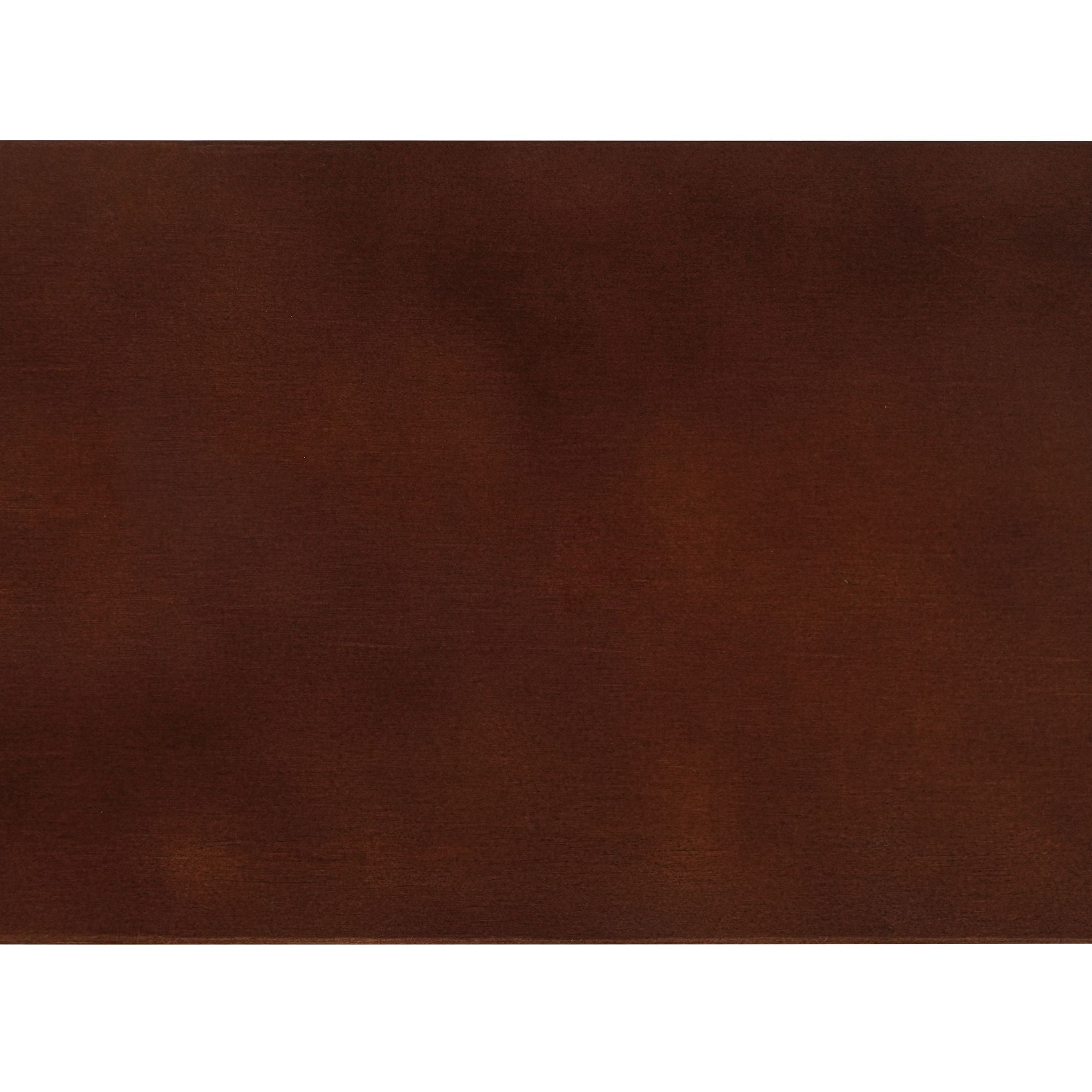 Christopher Knight Home Queen Platform Bed with White Upholstered, Wood Frame, Dark Walnut Finish