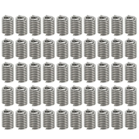

Screw Bushing Insert Wire Thread Insert Convenient With 50 Wire Thread Inserts For Worker For Aviation Automobiles Lamps Molds 1D 1.5D 2D 2.5D 3D