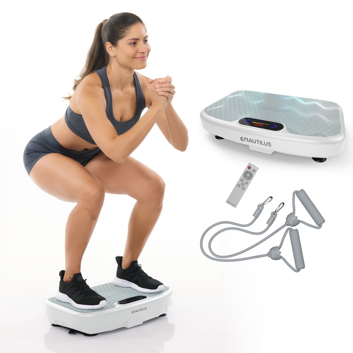 Nautilus Vibratone Pro Vibration Plate Full Body Fitness and Exercise Platform - Muscle Strength, Circulation