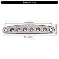 thumbnail image 3 of Guitar String Through Plate Mounting Ferrules Guitar Bridge String Thru Body Ferrule Bushing Plate for Bass Guitar, 3 of 8