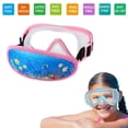 thumbnail image 2 of Gafas de natación RUIGAO para niños, acolchadas de neopreno, de 2 a 5 años, rosas, 2 of 6