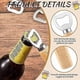 thumbnail image 3 of Beer bottle opener 20 pcs stainless steel with wooden handle, 3 of 4