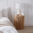 thumbnail image 2 of Bouclair Off White Glossed Ceramic Table Lamp, 2 of 5