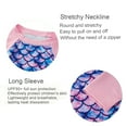 thumbnail image 5 of Gyratedream 2-10T Little Big Girls Long Sleeve Two Pieces Rash Guard Swimsuit Bathing Suit, 5 of 7