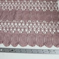 thumbnail image 2 of Mauve B Darla Pattern Poly Chemical Lace Fabric, DIY Projects by the Yard, 2 of 3
