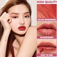 thumbnail image 4 of 3pcs Matte Lip Mud,Velvet Lip Gloss Set Multi-Purpose Matte Lipstick, Long Lasting Non-Sticky Gloss Smooth Pack Of 3 Lip Gloss Blush Makeup Set For Lips And Face, 4 of 4