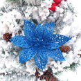 thumbnail image 2 of Navidad Reutilizable De 10Cm, Flores Artificiales Huecas Dobles, Decoración De Navidad, Adorno Para Árbol De Navidad Inevent HA043610-02, 2 of 5