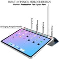 thumbnail image 7 of iPad Air 6 2024 11" Air 5 2022 Air 4 2020 10.9" [ Air 4th Air 5th 6th 11th ] A2316 A2324 A2325 A2072 A2588 Smart Printed Pencil Holder Transparent Soft TPU Cover - Starry Night, 7 of 7