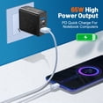 thumbnail image 4 of 65W USB Charger Fast Charging Plug Pd Qc 3.0 Type C Charging Adapter for Phone Tablet, 4 of 8