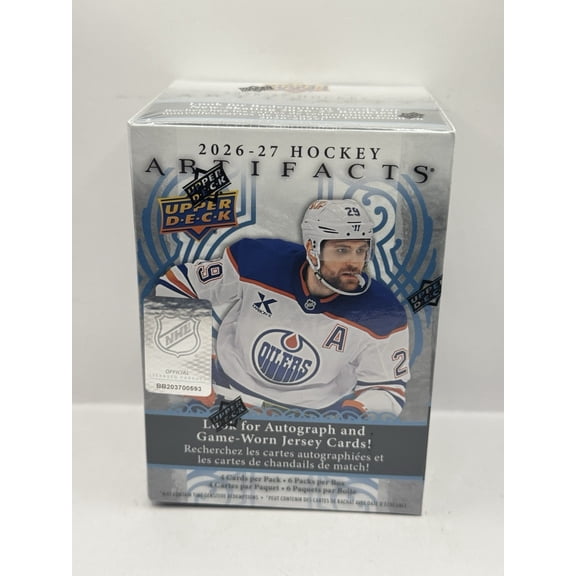 2026-27 Upper Deck Hockey Artifacts Blaster Box - Factory Sealed