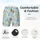 thumbnail image 3 of Fotbe Frog In Mermaid Traje de Baño para Hombre – Shorts de Natación de Secado Rápido con Forro y Bolsillos-3X-Large, 3 of 6