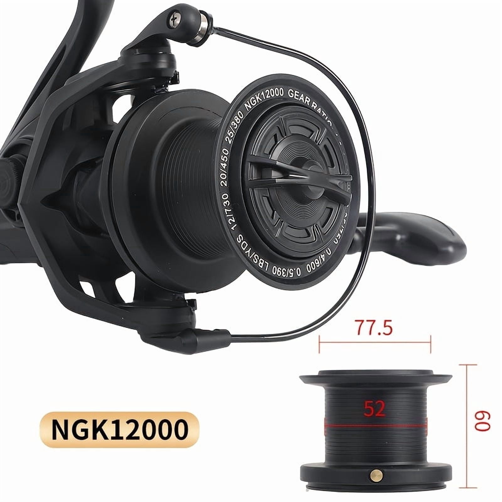 Rooblinos SW Long Shot Jigging Spinning Reel, Full Metal Body